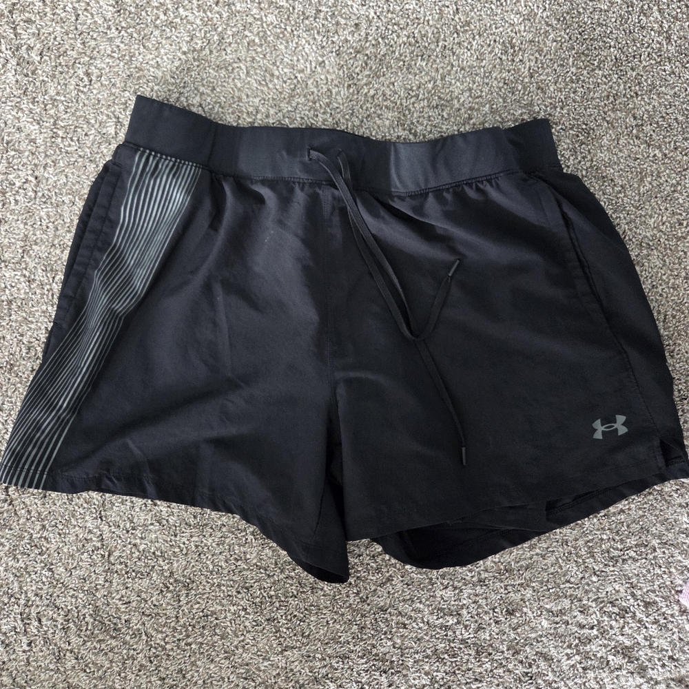 Under Armour Black Fitted Shorts